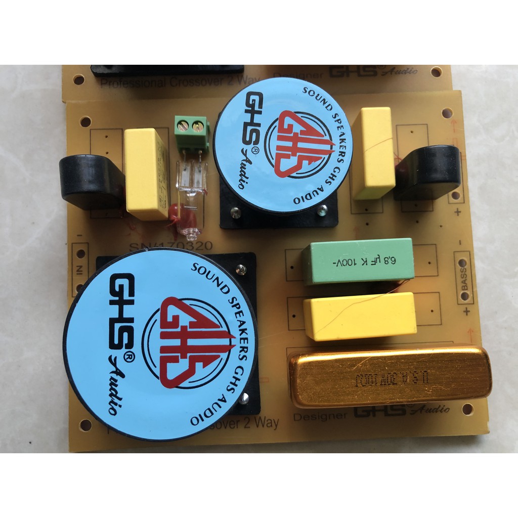Phân tần loa GHS 1 bass 1 treble cao cấp G-201