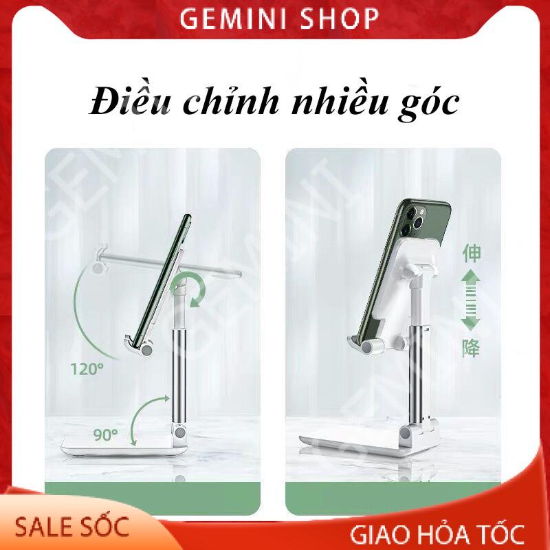 GIÁ ĐỠ Kệ điện thoại máy tính bảng T9 để bàn có thể gập gọn, chống tê mỏi tay GEMINI SHOP