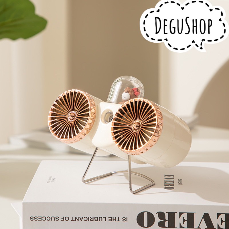 Quạt tích điện phun sương để bàn, Quạt điều hòa hơi nước mini - Làm mát không khí,dưỡng ẩm
