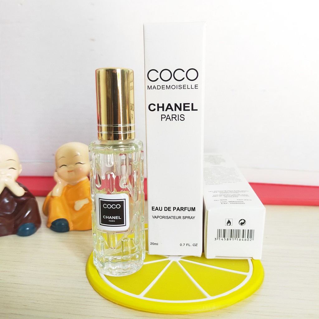 Nước hoa coco trắng mini nữ chai 20ml dạng xịt- mẫu 4d- Mùi coco trắng- Nuochoamini20ml