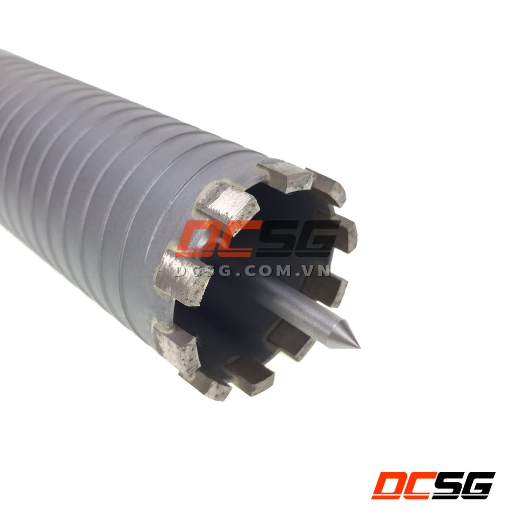 Mũi khoan rút lõi bê tông 55-60mm chuôi ST cho máy khoan đầu kẹp Unika | DCSG