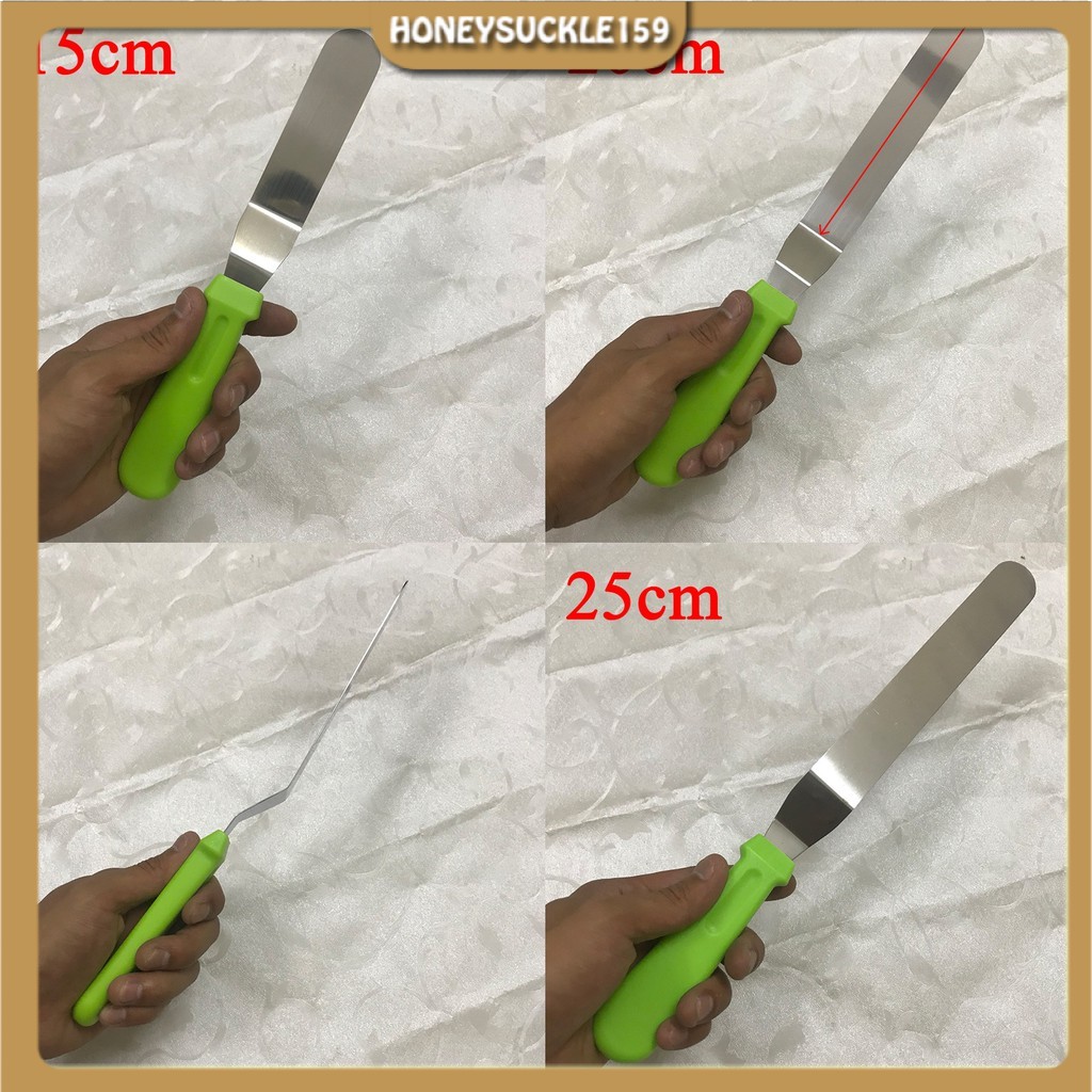 Dao Phết/Chà Láng/Trang Trí Bánh Kem Cán Cong 15-20-25 cm