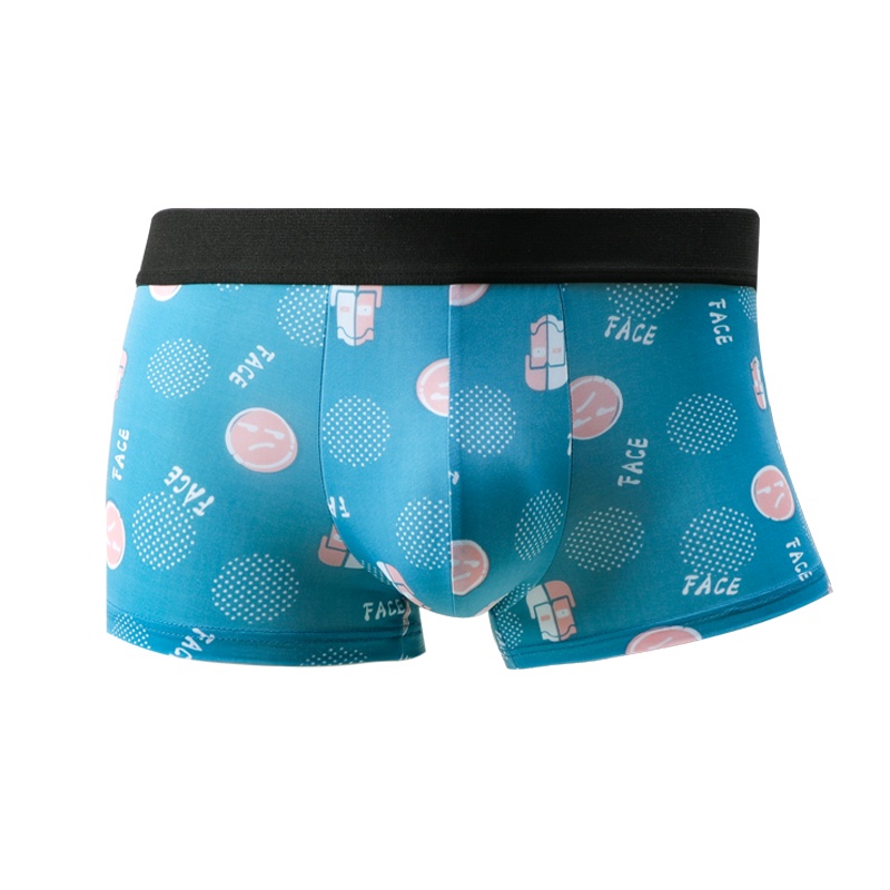 Quần Lót Boxer Không Đường May Vải Lụa Mát Mỏng Thoáng Khí Thời Trang Mùa Hè Quyến Rũ Cho Nam 244