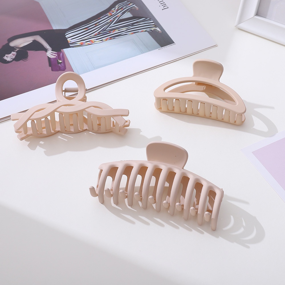 Kẹp Tóc Đuôi Ngựa Màu Trà Sữa/Cà Phê Thanh Lịch Thời Trang Xuân Hè