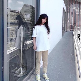 [FREESHIP] Set Áo Thun Trắng & Quần Kaki Basic