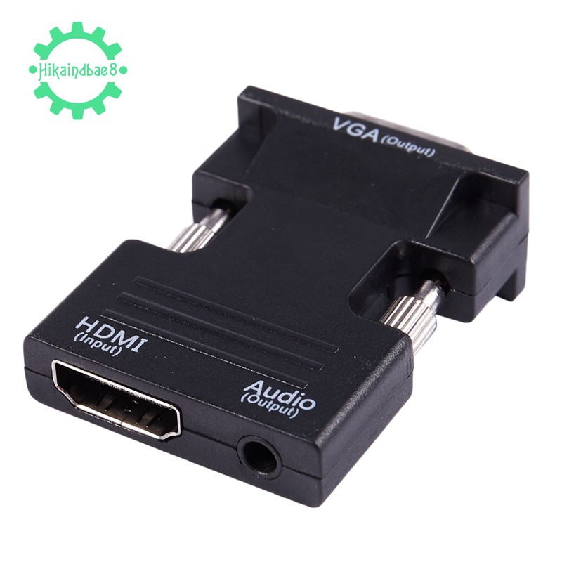 1080P HDMI Female to VGA Male with Audio Output Cable Converter