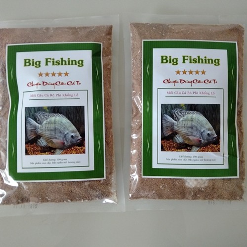 Thính bột câu cá rô phi khổng lồ. Túi 500 Gram.