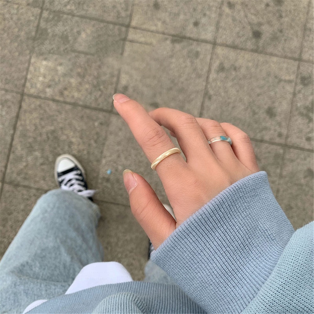 Nhẫn Đeo Khớp Ngón Tay Trong Suốt 7 Màu Thời Trang Hàn Quốc Cổ Điển