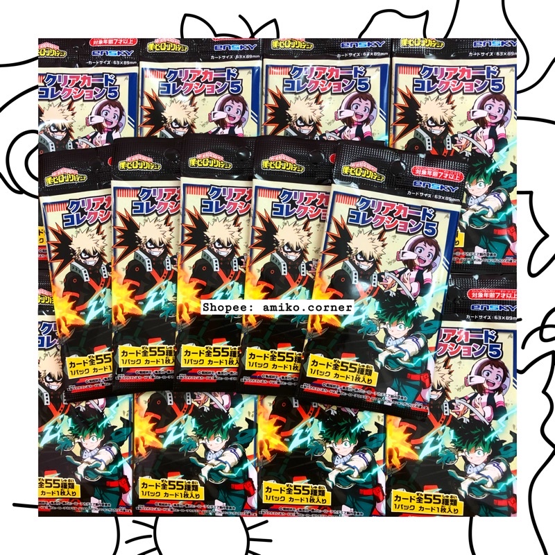 Pack card nhân phẩm MHA Vol 5 random nguyên seal hàng chính hãng