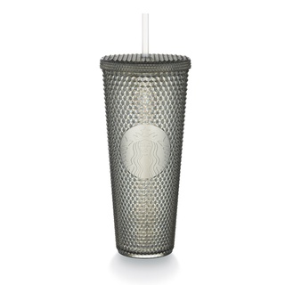 [LIFEMCMBP4 -12% đơn 250K] Ly Cold Cup Starbucks 24Oz Bling Glitterin Grey