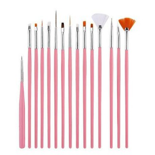Bộ cọ vẽ móng 15 chiếc trang trí móng làm nail