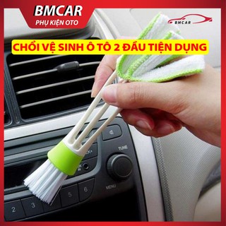 Chổi 2 Đầu Vệ Sinh Cửa Gió Điều Hòa, Xe Hơi Siêu Tiện Dụng