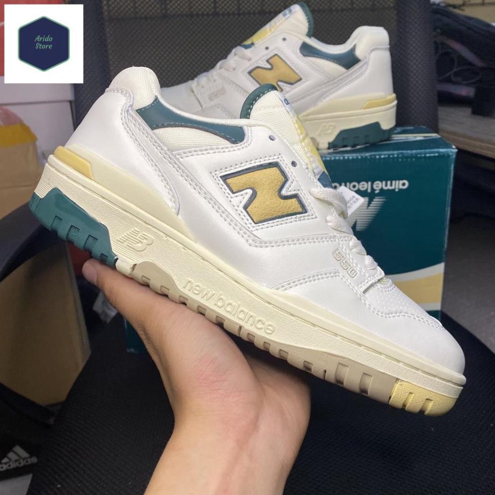 ✔️ HÀNG TRUNG ✔️ Giày New Balance NB 550 trắng vàng bản S.C trung full box + bill