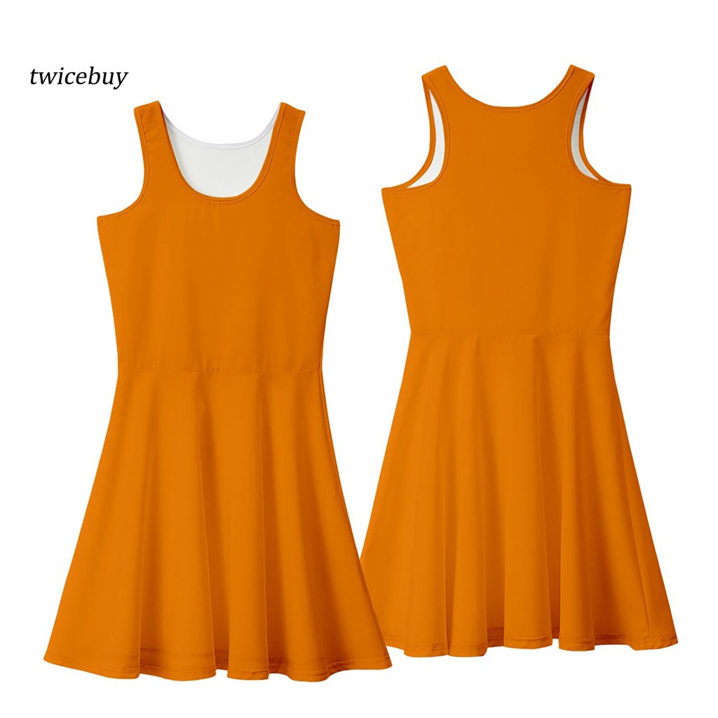 Đầm ngắn mềm mại chống rách trong phim trò chơi con mực xinh xắn cho nữ trong dịp Halloween
