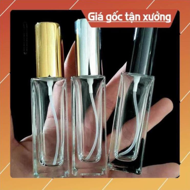 Chai lọ chiết nước hoa 15ml/20ml vuông / vỏ chiết nước hoa / lọ đựng dầu thơm