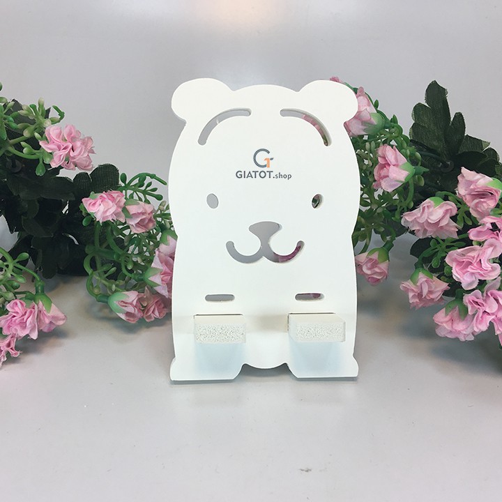 Kệ để điện thoại bằng gỗ CNC, hàng đẹp GiatotHN