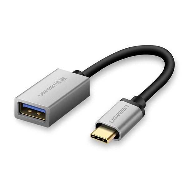 Cáp OTG USB Type C To USB 3.0 UGREEN 30646 Màu Đen - Hàng Chính Hãng