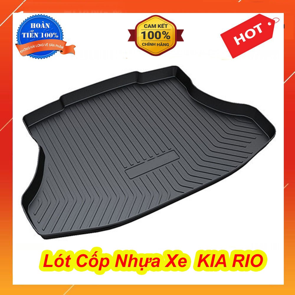 Lót Cốp Nhựa Xe Kia RIO bản SEDAN đời 2014 2015 2016 2017 2018 2019 2020