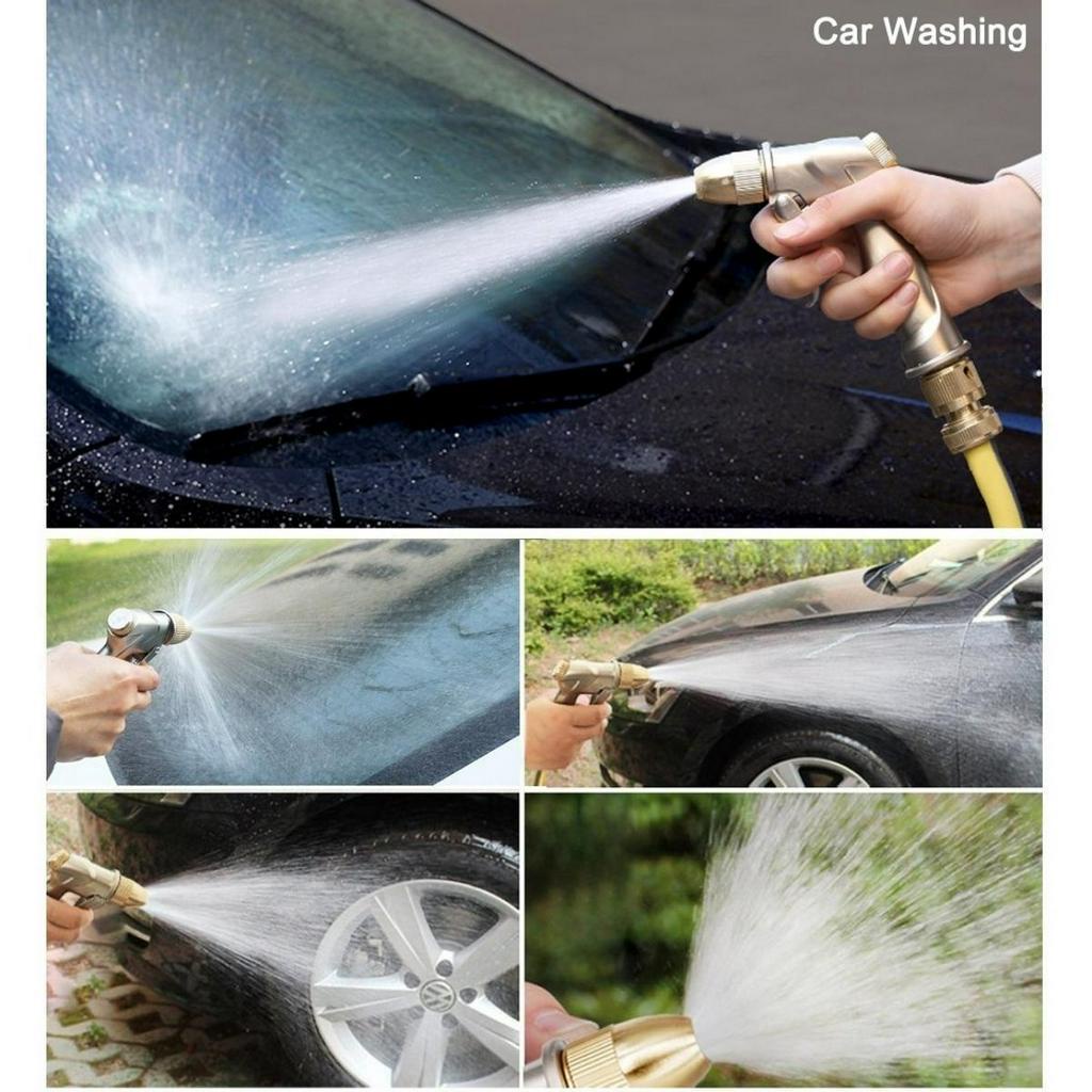 Súng phun tưới cây, rửa xe đa năng chỉnh nhiều chế độ phun lioking