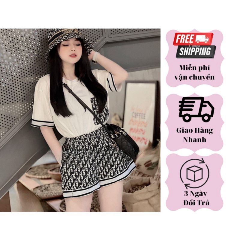 Set Dior 3 món kèm mũ