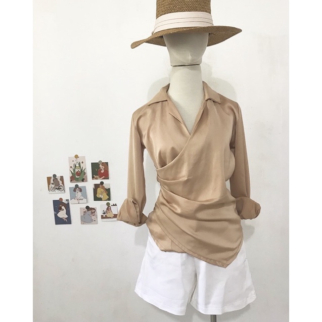 Áo sơ mi màu da chất đẹp