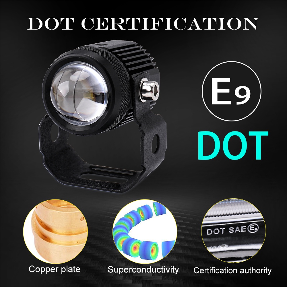 Đèn Pha Led Laser Công Suất Cao Cho Xe Máy ⚡Hàng Sẵn Sàng⚡