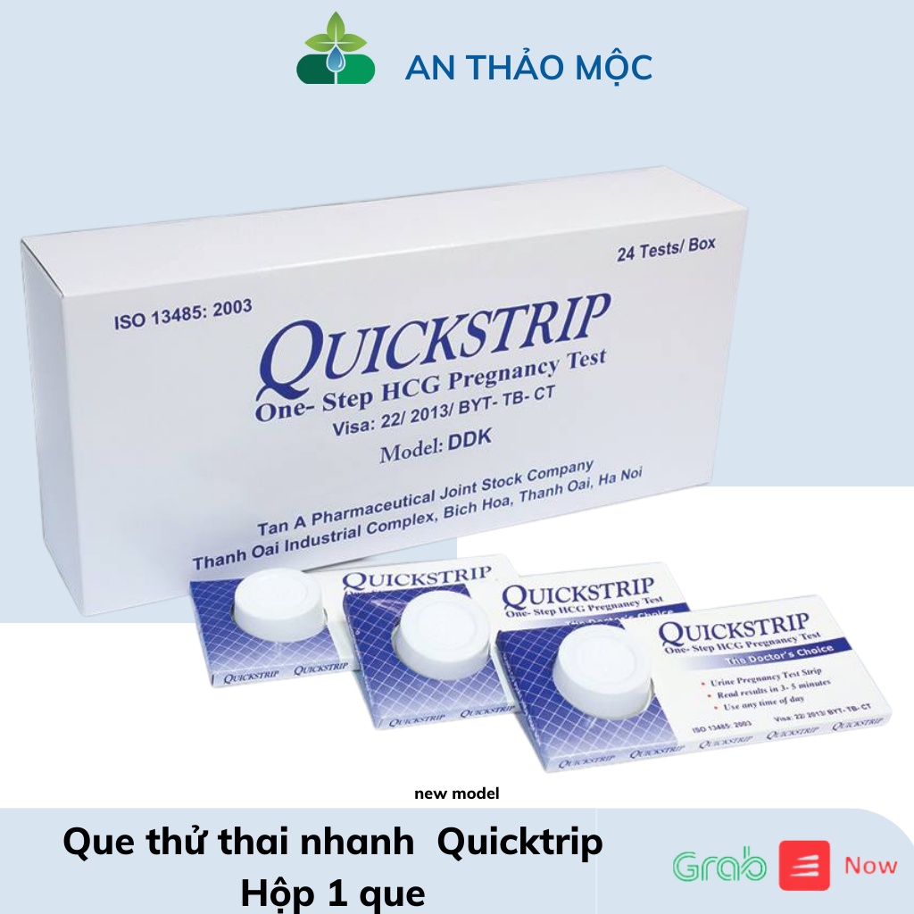 Que thử thai nhanh,phát hiện thai sớm chính xác.Que thử thai Quickstrip.anthaomoc