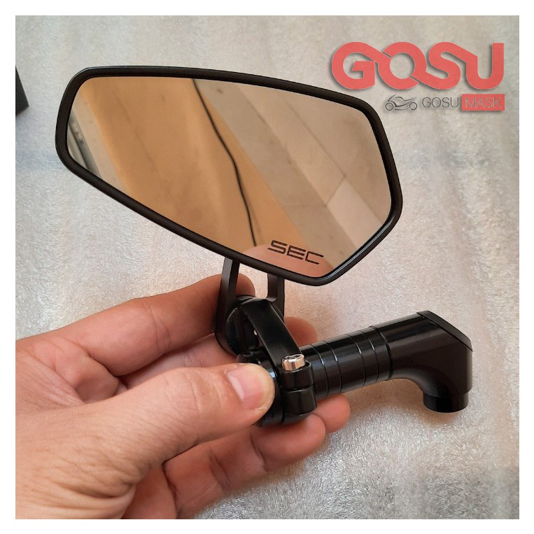 ℗✓Gương chiếu hậu xe máy, mặt trắng, thời trang, nhỏ gọn