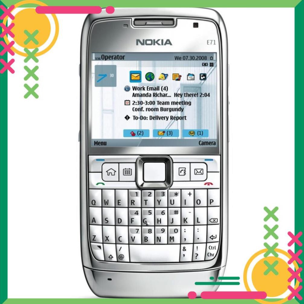 ĐIỆN THOAI NOKIA E71 - ZIN CHÍNH HÃNG (BẢO HÀNH 6 THÁNG)