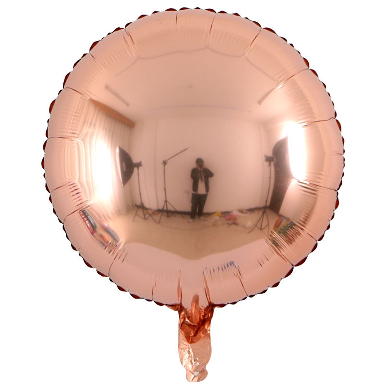 1 Bong Bóng Nhôm 18 Inch Hình Tròn Dùng Trang Trí Tiệc Sinh Nhật