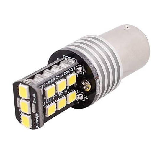 Bóng Led Chân 1157 Với 15 SMD 2835 Dùng Cho Xi Nhan, Đèn Chiếu Hậu, Demi, Xe Đạp Điện Nguồn 12V-24V