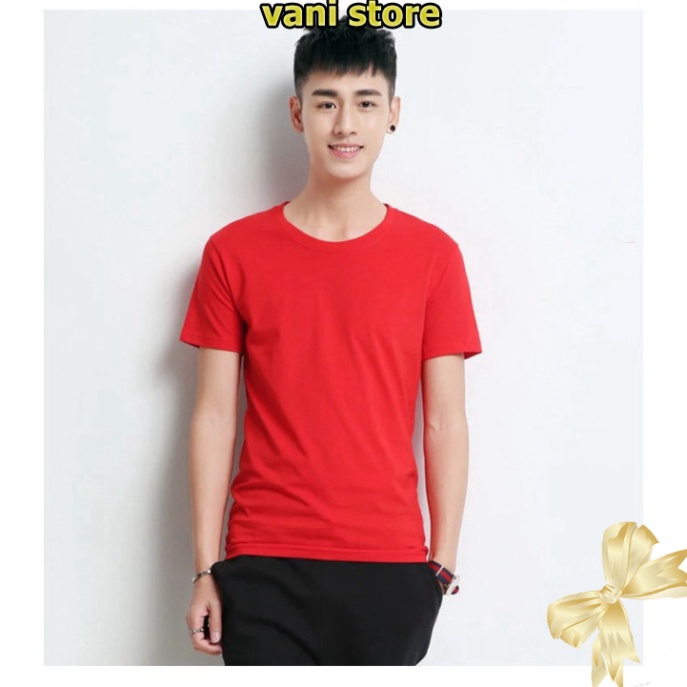 [Tặng Quà] Áo Thun Trơn Nam Nữ vải dày không xù lông nhiều màu . | BigBuy360 - bigbuy360.vn