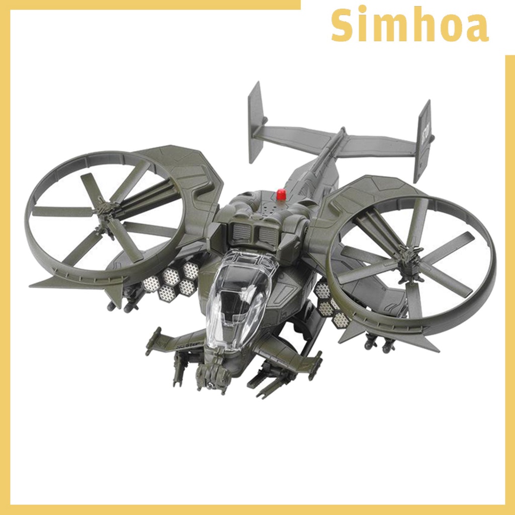 Mô hình máy bay trực thăng chiến đấu hợp kim tỉ lệ 1:48 dành cho trang trí văn phòng nhà cửa