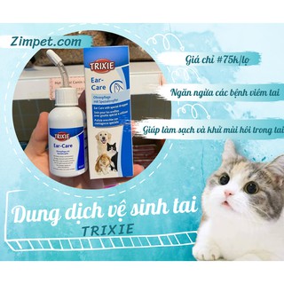 Dung dịch vệ sinh tai cho thú cưng Trixie - 50ml