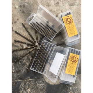 Combo mũi khoan đa năng 4 cạnh, rãnh xoắn, Chuôi lục giác 6.35mm.