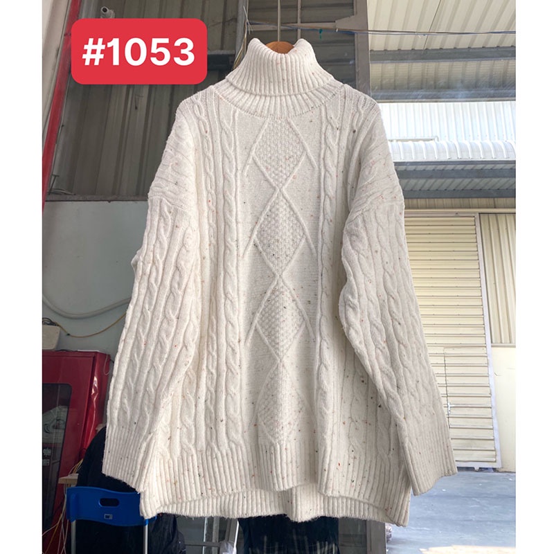Áo Len Trắng Ánh Kim Tuyến Dày Dặn Hàng Quảng Châu M1052-Violet
