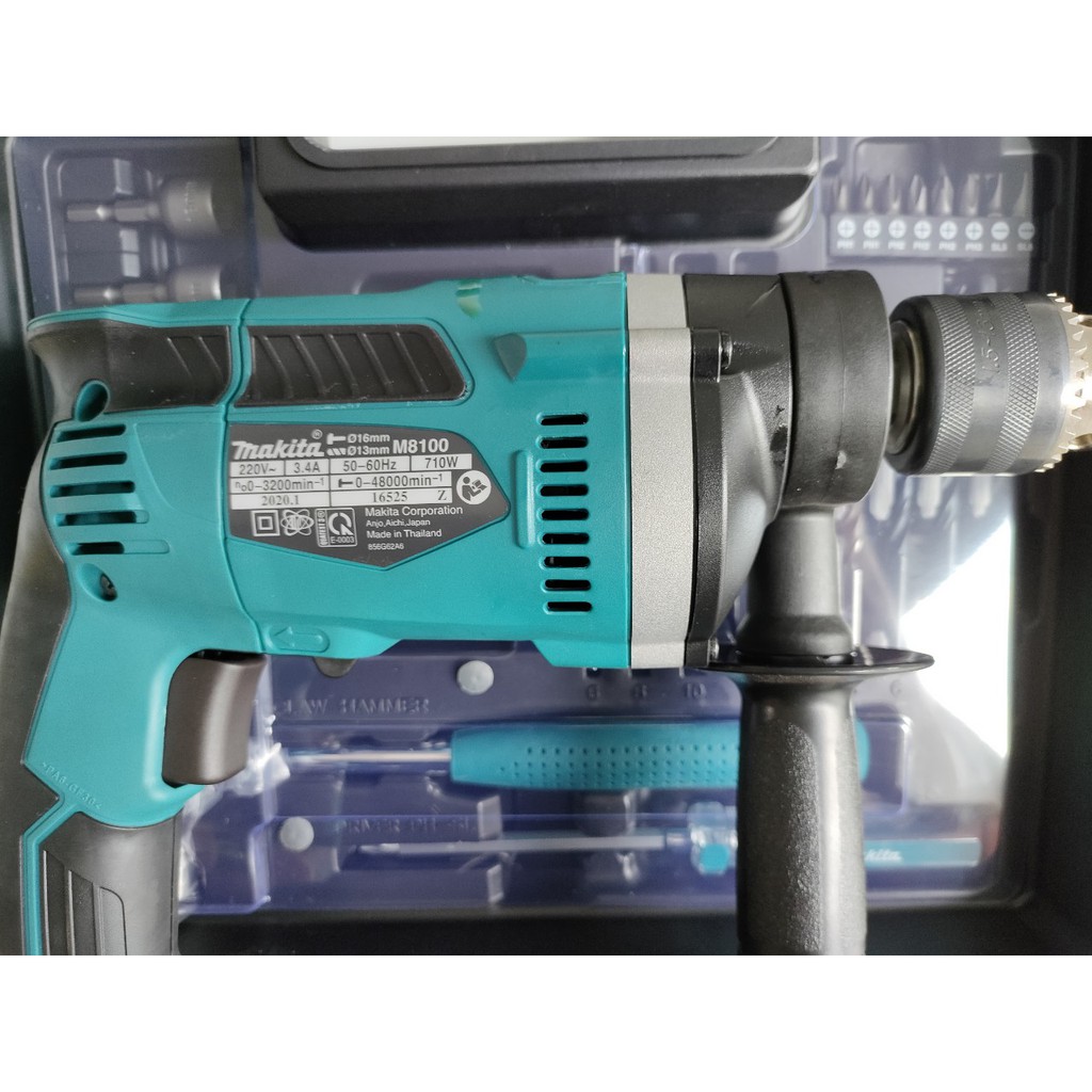 Bộ Máy khoan động lực 710W , đầu kẹp 13mm Makita M8100B chính hãng