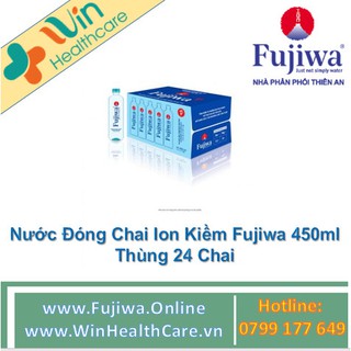 Nước uống ion kiềm Fujiwa 450ml Thùng 24 chai