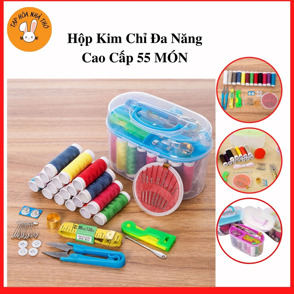 Hộp Kim Chỉ Đa Năng Cao Cấp 55 MÓN