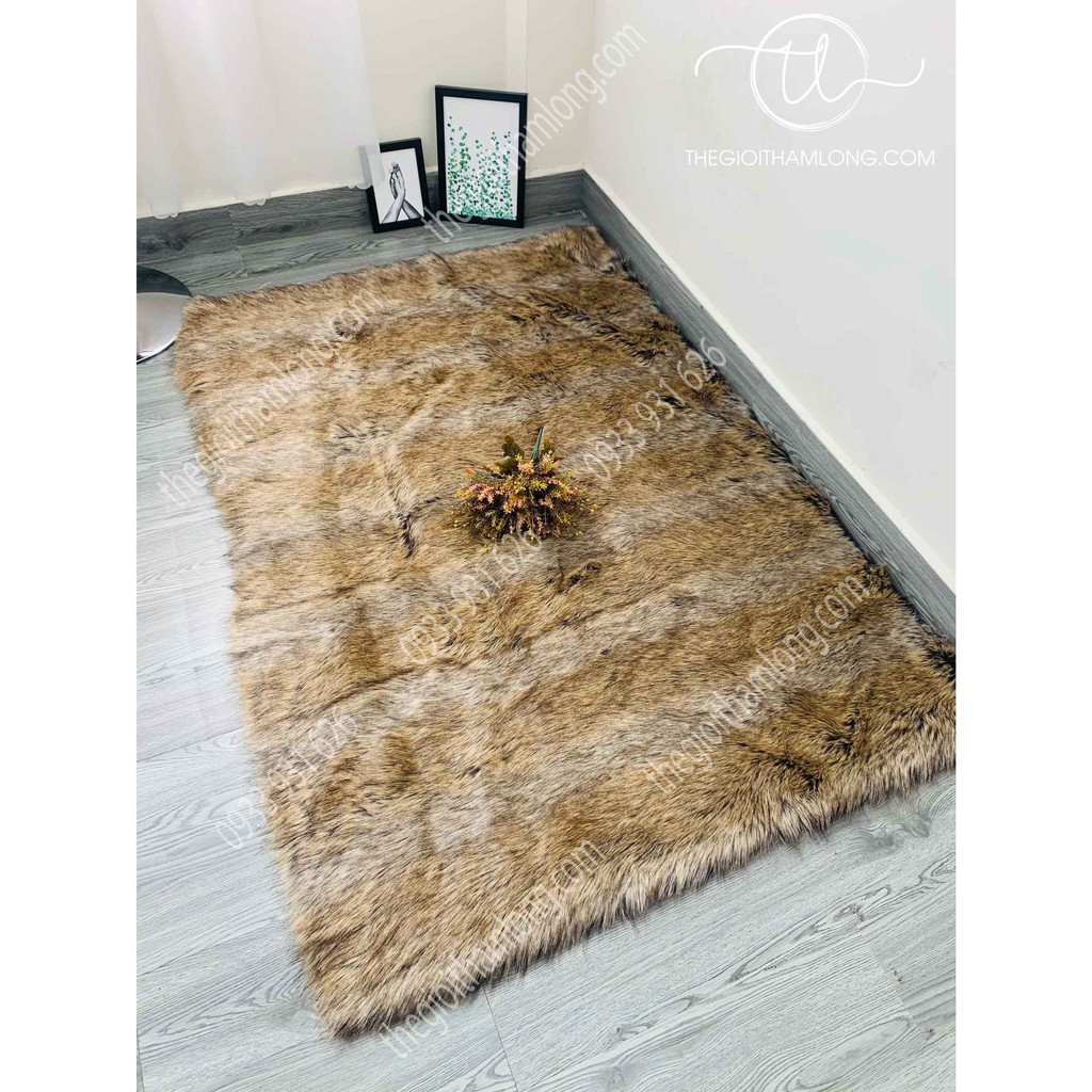 THẢM LÔNG CHỤP ẢNH NHIỀU MÀU - THẢM TRANG TRÍ CAO CẤP LÔNG DÀI SIZE 50X40CM