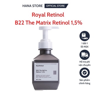 Retinol B22 Royal THE MATRIX B22 - Kem dưỡng trắng da body 200ml Chính hãng
