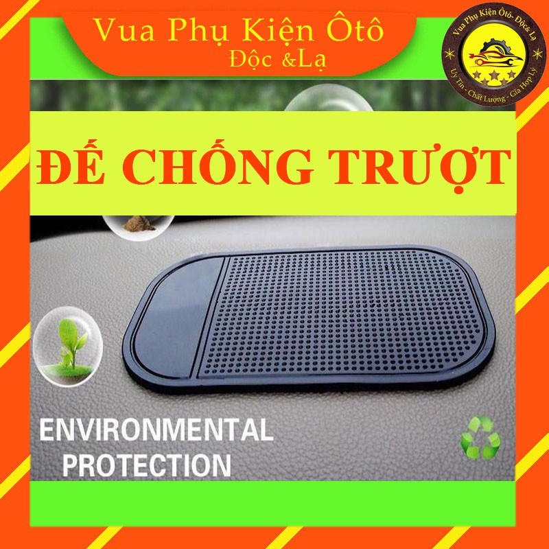 Đế chống trượt ô tô miếng to 19cm * 12cm - miếng dán silicone chống trượt trên taplo xe hơi