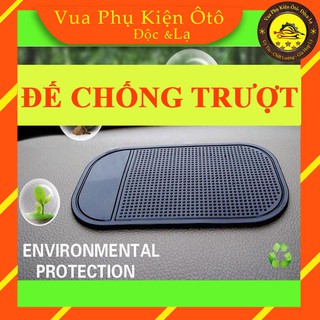 Đế chống trượt ô tô miếng to 19cm * 12cm - miếng dán silicone chống trượt trên taplo xe hơi