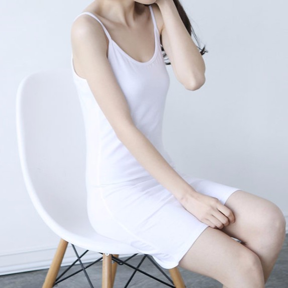 Đầm Dây Nữ Cộc Tay Co Giãn Quyến Rũ