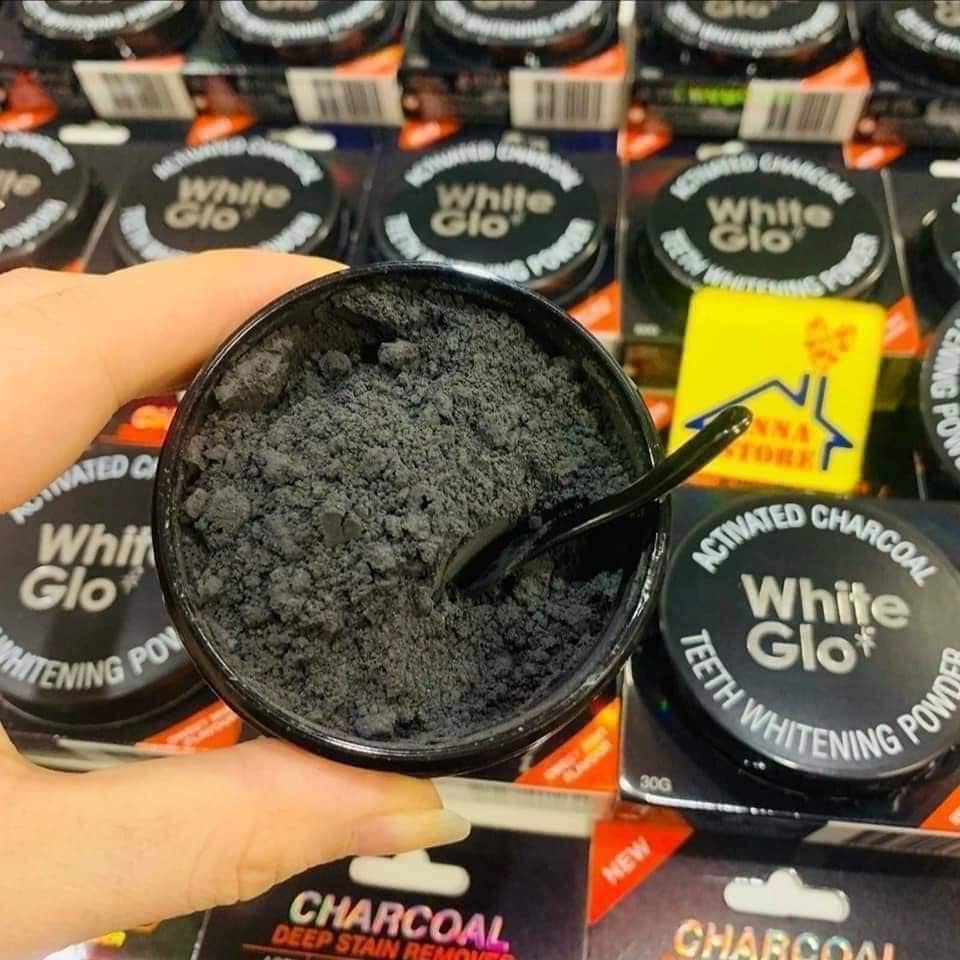Kem Đánh Răng White Glo Thảo Mộc/Than Hoạt Tính Làm Trắng Răng/Bay Mùi Hôi Miệng/Loại Bỏ Mảng Bám 150G