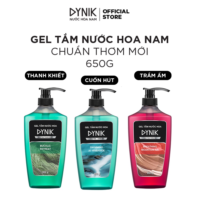 Gel tắm nam Dynik 650g