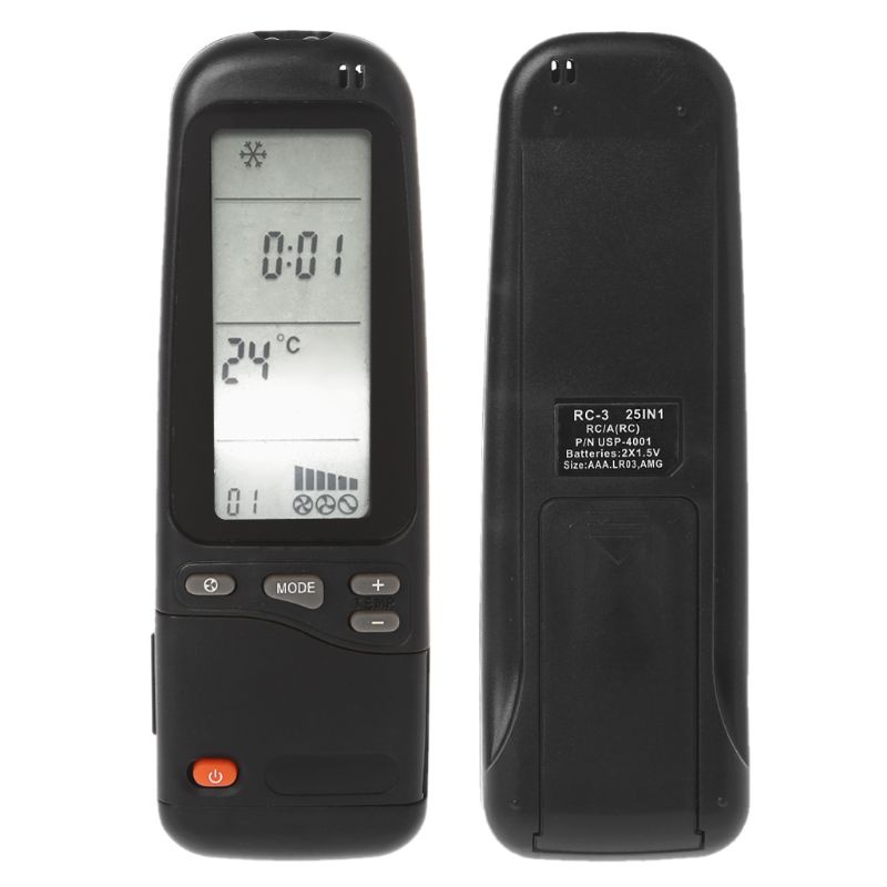 Điều Khiển Từ Xa 23 Trong 1 Cho Máy Điều Hòa Electra Airwell Emailair Elco RC-5I-1 RC-7 19 Trong 1