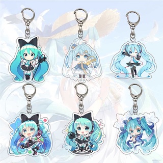 Móc khóa hình nhân vật Hatsune Miku xinh xắn