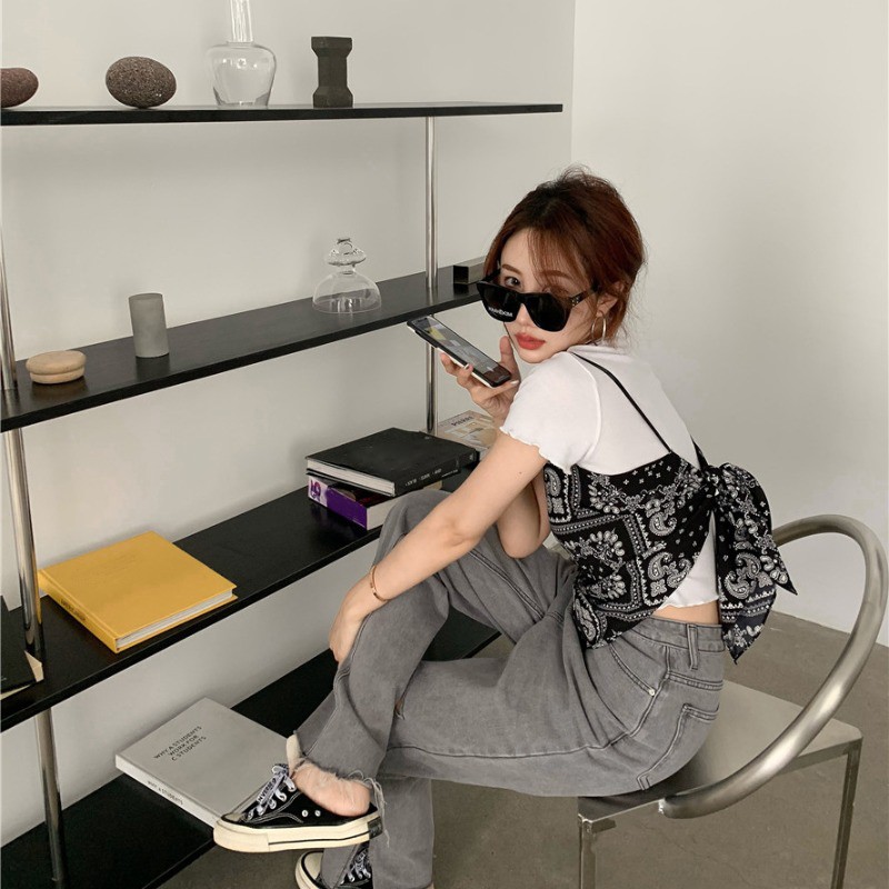 [Có Sẵn/Hàng loại 1] Áo yếm 2 dây siêu sang chảnh hàng chuẩn Quảng Châu | BigBuy360 - bigbuy360.vn