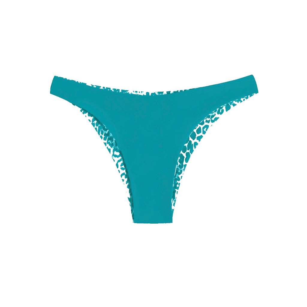 Quần bơi BOLD BIKINI 2in1 (Mặc được cả 2 mặt) họa tiết da báo xanh | BigBuy360 - bigbuy360.vn